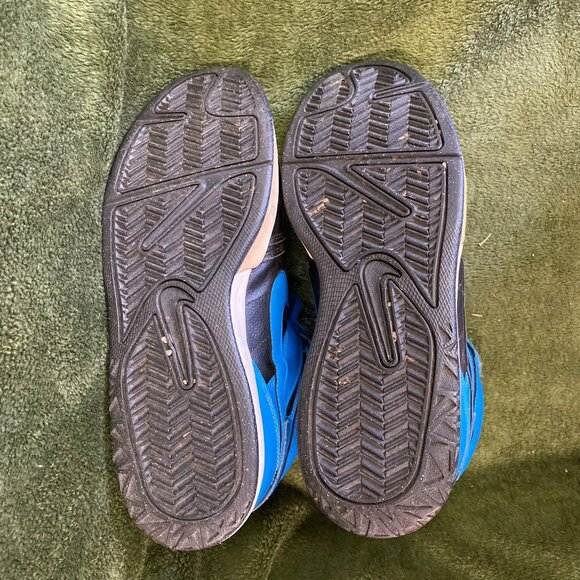 Nike Mens Zoom Morgan 2 Sneakers 10.5 Blue High Top Basketball Shoes 407360-044 - Picture 3 of 10